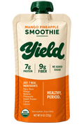 Yield Mango Pineapple organic fruit & veggie smoothie pouch